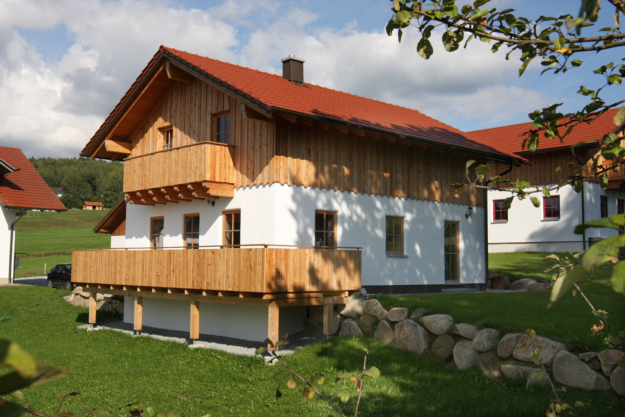 Ferienhof mit Chalets im Bayerischen Wald